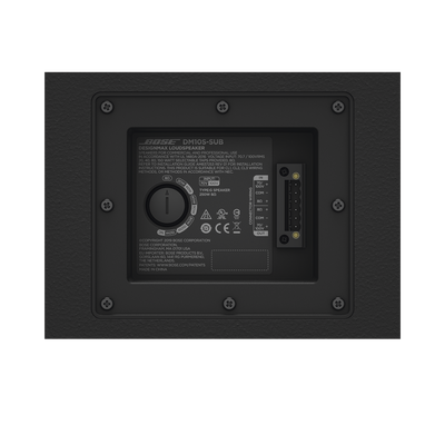 Subwoofer de Montaje en Pared | Designmax | 10in | 8ohms | 70/100V | Negro