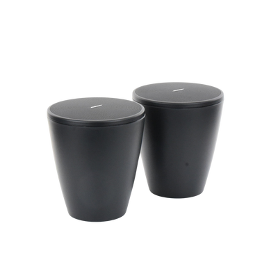 Par de Altavoz colgante | DesignMax | 5in | 8ohms | 70/100V | Negro