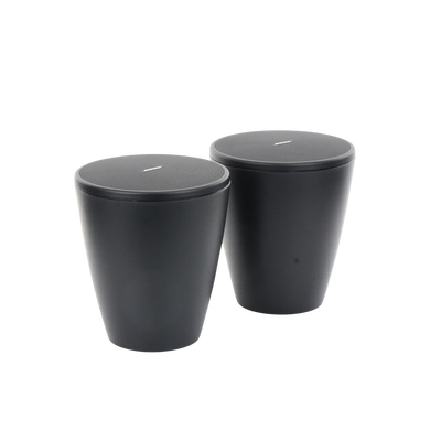 Par de Altavoz colgante | DesignMax | 5in | 8ohms | 70/100V | Negro