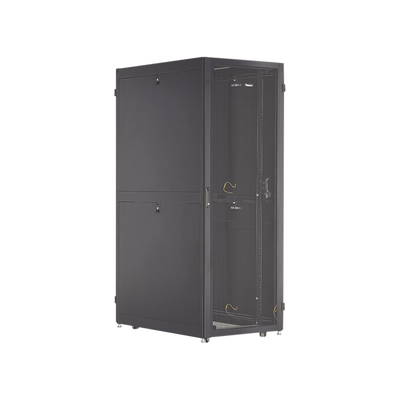 Gabinete Net-Verse para Centros de Datos, 42UR, 600mm de Ancho, 1000mm de Profundidad, Fabricado en Acero, Color Negro