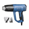 Pistola de Calor de 1600W,con 3 niveles de Temperatura variable, Incluye 2 Boquillas