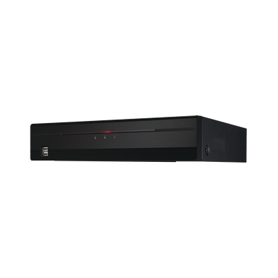 NVR 4K | 4 Canales | Switch PoE de 4 puertos | Incluye HDD 2TB | Soporta ONVIF | Salida de Audio | Entrada y Salida de Alarma