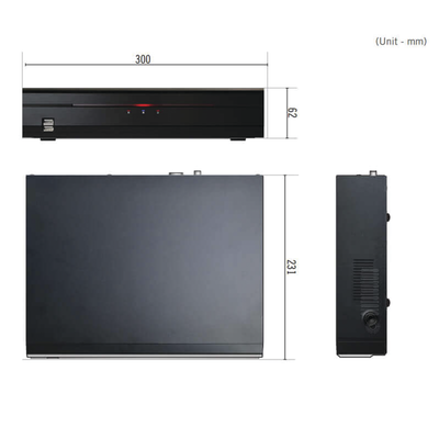 NVR 4K | 8 canales IP | 8 puertos PoE | Codificación H.264 y H.265 | DirectNDC | INTELLIGENT CODEC | Incluye HDD de 2TB