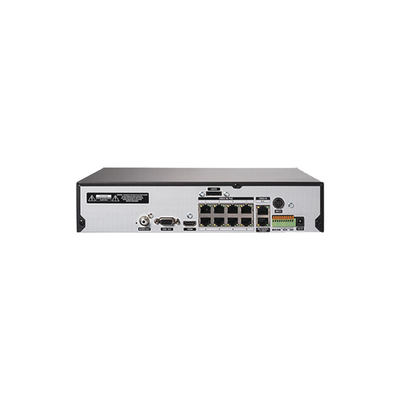 NVR 4K | 8 canales IP | 8 puertos PoE | Codificación H.264 y H.265 | DirectNDC | INTELLIGENT CODEC | Incluye HDD de 2TB