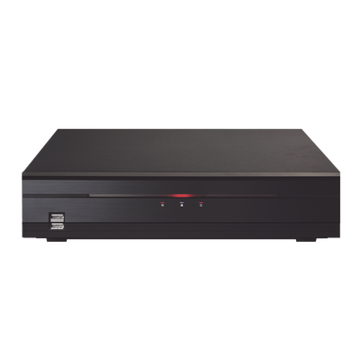 NVR 4K | 4 Canales IP | 4 Puertos PoE | INTELLIGENT CODEC | Incluye HDD de 2TB | 4 Entradas y 1 Salida de Audio | 4 Entradas y 1 Salida de Alarma| Cumple con NDAA
