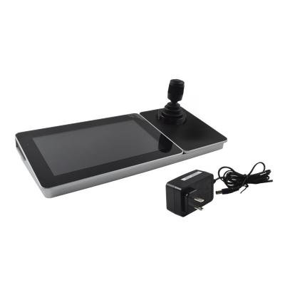 Controlador IP (Joystick) con Pantalla Táctil de 10.1" / S.O. Android ver. 4.4 / Compatible con cámaras IP, Domos IP / PTZ IP / DVRs y NVRs epcom, HiLook y HIKVISION