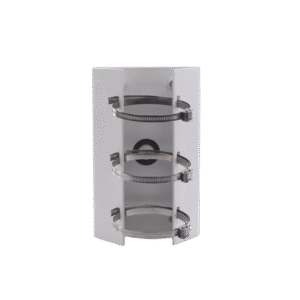 Montaje de Pared con Caja de Conexión y Montaje en Poste para Domos PTZ