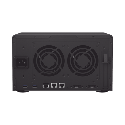 Servidor NAS Enterprise de escritorio de 6 bahias / Expandible a 16 bahías / Hasta 288TB / Hasta 32GB de RAM