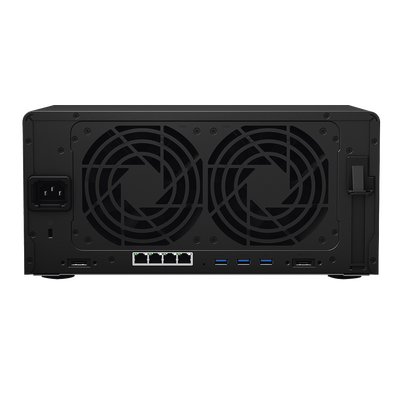 Servidor NAS de escritorio con 8 bahías / Expansible a 18 bahías / Hasta 252 TB / 4GB de RAM Servidor NAS de escritorio con 8 bahías / Expansible a 18 bahías / Hasta 252 TB / 4GB de RAM