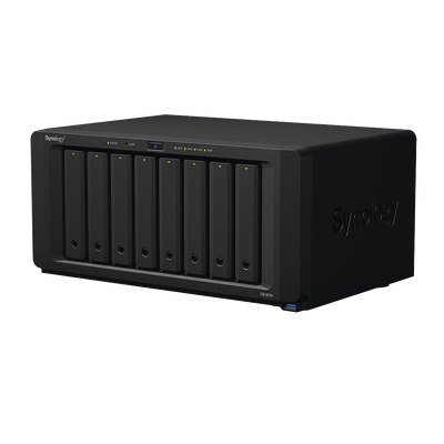 Servidor NAS de escritorio con 8 bahías / Expansible a 18 bahías / Hasta 252 TB / 4GB de RAM Servidor NAS de escritorio con 8 bahías / Expansible a 18 bahías / Hasta 252 TB / 4GB de RAM