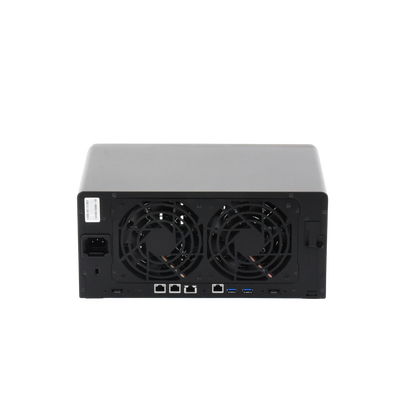 Servidor NAS de escritorio con 8 bahías / Expansible a 18 bahías / Hasta 256 TB / 8GB de RAM