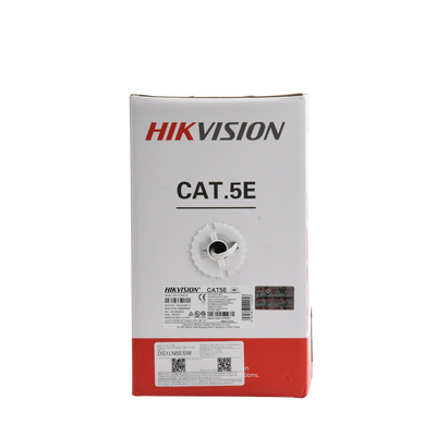 Bobina de Cable UTP 305 Metros / Cat5E (24 AWG) / Color Blanco / PVC (CM) / Uso en Interior / 100% Cobre / Aplicaciones de CCTV y Redes de Datos Bobina de Cable UTP 305 Metros / Cat5E (24 AWG) / Color Blanco / PVC (CM) / Uso en Interior / 100% Cobre / Aplicaciones de CCTV y Redes de Datos