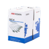 Bobina de Cable de 305 m (1000 ft) Cat 6 / 100% Cobre / Color Blanco / Uso en Interior / PVC