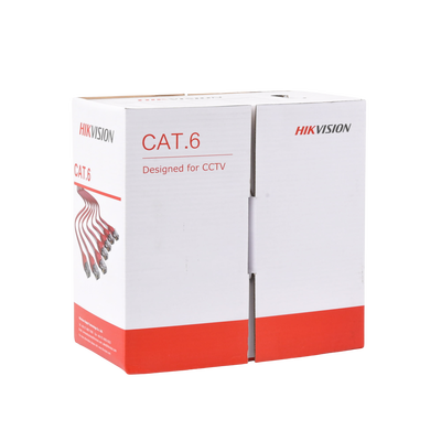 Bobina de cable UTP 305 mts / Cat6 (23 AWG) / Color Gris / PVC (CM) / Uso en Interior / 100% Cobre / Aplicaciones de CCTV y Redes de Datos Bobina de cable UTP 305 mts / Cat6 (23 AWG) / Color Gris / PVC (CM) / Uso en Interior / 100% Cobre / Aplicaciones de CCTV y Redes de Datos