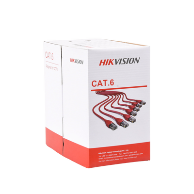 Bobina de cable UTP 305 mts / Cat6 (23 AWG) / Color Gris / PVC (CM) / Uso en Interior / 100% Cobre / Aplicaciones de CCTV y Redes de Datos Bobina de cable UTP 305 mts / Cat6 (23 AWG) / Color Gris / PVC (CM) / Uso en Interior / 100% Cobre / Aplicaciones de CCTV y Redes de Datos