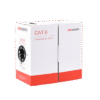 Bobina de cable UTP 305 mts / Cat6 (23 AWG) / Color Gris / PVC (CM) / Uso en Interior / 100% Cobre / Aplicaciones de CCTV y Redes de Datos Bobina de cable UTP 305 mts / Cat6 (23 AWG) / Color Gris / PVC (CM) / Uso en Interior / 100% Cobre / Aplicaciones de CCTV y Redes de Datos