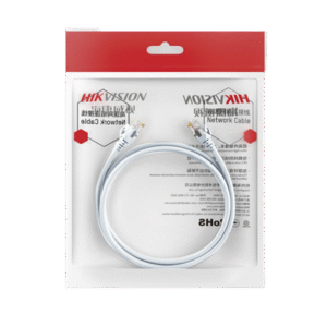 Cable de Parcheo (Patch Cord) / UTP / Cat. 6 (24 AWG) / 2 Metros / Color Blanco/ Ideal para PoE+ / Interior