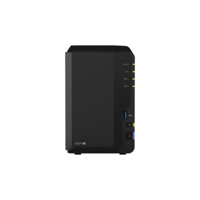 Servidor NAS de escritorio con 2 bahías / Hasta 24 TB / Hasta 6GB RAM / Hasta 25 cámaras