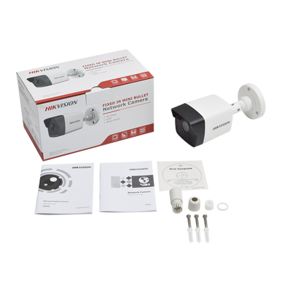 Mini bala IP 1 Megapixel / 30 mts IR / dWDR / IP67 / Hik-Connect P2P / Exterior / PoE / Lente 2.8 mm