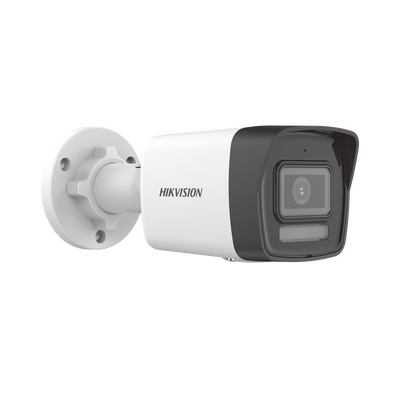 [Dual Light] Bala IP 2 Megapixel / Lente 2.8 mm / 30 mts IR + 30 mts Luz Blanca / Micrófono Integrado / ACUSENSE Lite / Exterior IP67 / H.265 / PoE / ONVIF / Micro SD