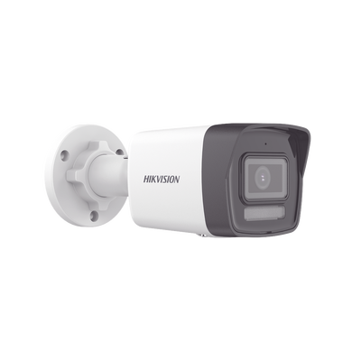 [Dual Light] Bala IP 8 Megapixel (4K) / Lente 2.8 mm / 30 mts IR + 30 mts Luz Blanca / Micrófono Integrado / ACUSENSE Lite / Exterior IP67 / H.265 / PoE / ONVIF / Micro SD