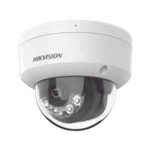 [Dual Light] Domo IP 2 Megapixel / Lente 2.8 mm / 30 mts IR + 20 mts Luz Blanca / Micrófono Integrado / Antivandálico IK08 / ACUSENSE Lite / Exterior IP67 / H.265 / PoE / ONVIF