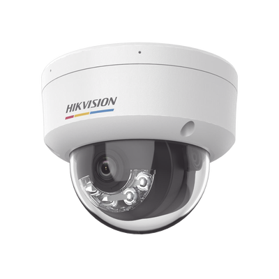 Domo IP 6 Megapíxel / ACUSENSE Lite (Detección de Movimiento en Humanos y Vehículos) / Lente 2.8 mm / Luz Blanca 30 mts / Imagen a Color 24/7 / Exterior IP67 / WDR 120 dB / PoE /
