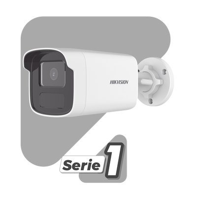 [PROTECCIÓN ACTIVA] Bala IP 4 Megapíxel / ACUSENSE Lite (Detección de Humanos y Vehiculos) / Lente 4 mm / Audio de Dos Vías / Luz Intermitente y Alerta de Audio / 50 Mts IR EXIR 2.0 / Exterior IP67 / WDR 120 dB / PoE / ONVIF