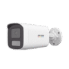 [Dual Light + ColorVu] Bala IP 6 Megapixel / Lente 4 mm / 50 mts IR + 50 mts Luz Blanca / Micrófono Integrado / ACUSENSE Lite / Exterior IP67 / WDR 120 dB / PoE / Micro SD / ONVIF