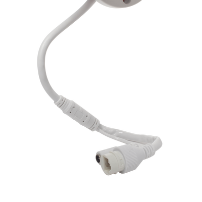 Bala IP 4 Megapixel / Lente 2.8 mm / 40 mts IR EXIR / Exterior IP67 / WDR 120 dB / PoE / Micrófono Integrado / ACUSENSE (Evita Falsas Alarmas) / Metal / MicroSD / ONVIF / ACUSEARCH