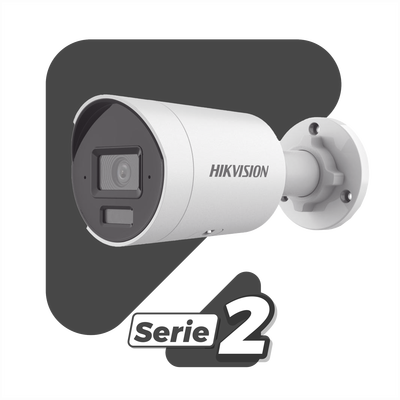 [Dual Light + 2 Micrófonos Integrados] Bala IP 4 Megapixel / Lente 2.8 mm / 40 mts Luz Blanca + 40 mts IR / ACUSENSE / Exterior IP67 / WDR 120 dB / PoE / ONVIF / Micro SD / Metal / ACUSEARCH