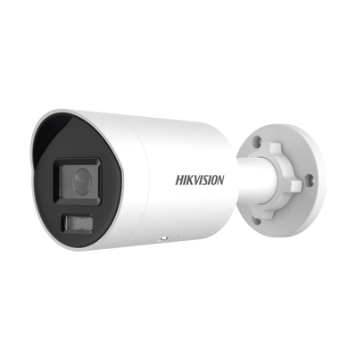 [Dual Light + ColorVu] Bala IP 4 Megapixel / Lente 2.8 mm / 40 mts IR + 40 mts Luz Blanca / Microfono Integrado / Exterior IP67 / WDR 130 dB / Videoanaliticos (Filtro de Falsas Alarmas) / Captura Facial / PoE / ACUSEARCH