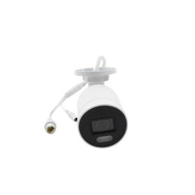 [ PROTECCIÓN ACTIVA ] Bala IP 4 Megapixel / Imagen a Color 24/7 (ColorVu) / PoE / Lente 2.8 mm / Luz Blanca 40 mts / Exterior IP67 / Luz Intermitente y Alerta de Audio / ACUSENSE (Filtro de Falsas Alarmas) / WDR 130 dB / Captura Facial / ACUSEARCH