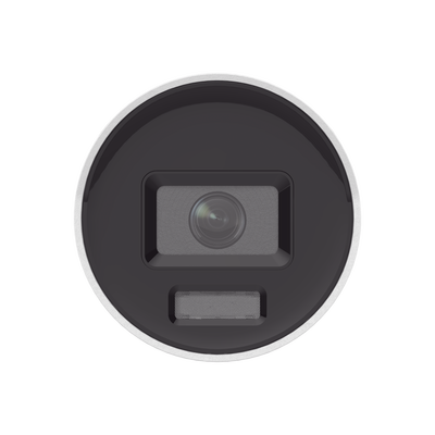 [Dual Light + ColorVu] Bala IP 8 Megapixel (4K) / Lente 2.8 mm / 40 mts IR + 40 mts Luz Blanca / Microfono Integrado / Exterior IP67 / WDR 130 dB / ACUSENSE (Filtro de Falsas Alarmas) / Captura Facial / PoE / Metal / ACUSEARCH