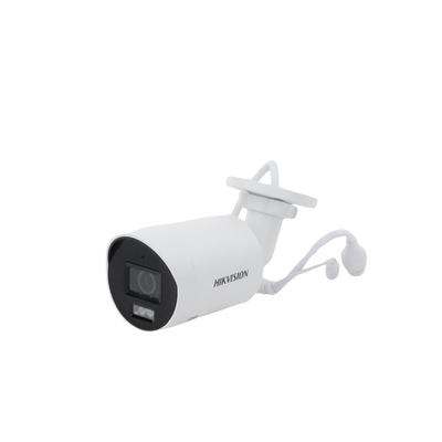 [Dual Light + ColorVu] Bala IP 8 Megapixel (4K) / Lente 2.8 mm / 40 mts IR + 40 mts Luz Blanca / Microfono Integrado / Exterior IP67 / WDR 130 dB / ACUSENSE (Filtro de Falsas Alarmas) / Captura Facial / PoE / Metal / ACUSEARCH