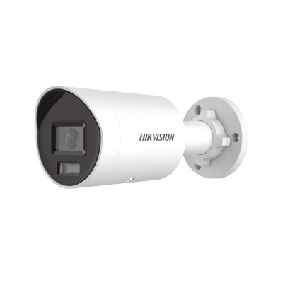 [Dual Light + ColorVu] Bala IP 8 Megapixel (4K) / Lente 2.8 mm / 40 mts IR + 40 mts Luz Blanca / Microfono Integrado / Exterior IP67 / WDR 130 dB / ACUSENSE (Filtro de Falsas Alarmas) / Captura Facial / PoE / Metal / ACUSEARCH