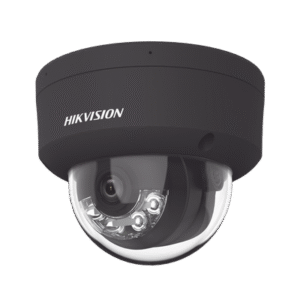 Domo IP 4 Megapixel / Color Negro / Lente 2.8 mm / Dual Light (30 mts Luz Blanca + 30 mts IR) / 2 Micrófonos Integrados / ACUSENSE / Exterior IP67 / IK10 / WDR 120 dB / PoE / ONVIF / Micro SD / Metal / ACUSEARCH