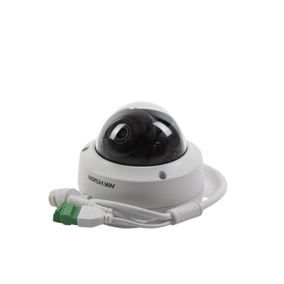 Domo IP 6 Megapixel / Lente 2.8 mm / 30 mts IR EXIR /Exterior IP67 / IK10 / WDR 120 dB/ PoE / ACUSENSE (Evita Falsas Alarmas) / Entrada y Salida de Audio y Alarma / MicroSD / ONVIF / ACUSEARCH