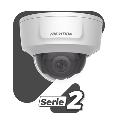 Domo IP 4K / Lente 2.8 mm / Salida HDMI (1080p) para Usar en Monitor / Uso en Centros Comerciales / 30 Mts IR EXIR / IP42 / IK10 / WDR 120 dB / PoE / Micro SD