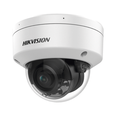 [Dual Light + ColorVu] Domo IP 8 Megapixel / Lente 2.8 mm / 30 mts IR + 30 mts Luz Blanca / Microfono Integrado / E-S de Audio / Exterior IP67 / WDR 130 dB / Videoanaliticos (Filtro de Falsas Alarmas) / Captura Facial / ACUSEARCH