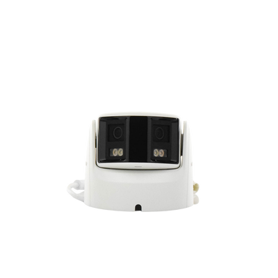 [FlexVu] [ PROTECCIÓN ACTIVA ] Turret IP Panorámica 4 Megapíxel / 2 Lentes 2.8 mm (180°) / Imagen a Color 24/7 (ColorVu) / PoE / WDR 130° / IP67 / ACUSENSE / Luz Estroboscópica y Alarma Audible / 30 mts Luz Blanca / Mic