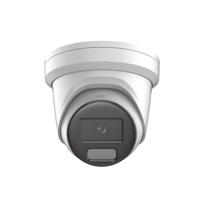[Dual Light + ColorVu] Turret IP 8 Megapixel / Lente 2.8 mm / 40 mts IR + 40 mts Luz Blanca / Microfono Integrado / Exterior IP67 / WDR 130 dB / Videoanaliticos (Filtro de Falsas Alarmas) / Captura Facial / ACUSEARCH