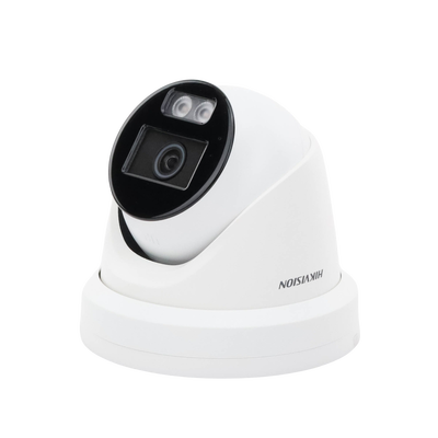 [Dual Light + ColorVu] Turret IP 8 Megapixel / Lente 2.8 mm / 40 mts IR + 40 mts Luz Blanca / Microfono Integrado / Exterior IP67 / WDR 130 dB / Videoanaliticos (Filtro de Falsas Alarmas) / Captura Facial / ACUSEARCH