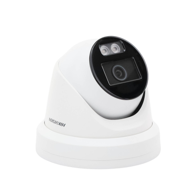 [Dual Light + ColorVu] Turret IP 8 Megapixel / Lente 2.8 mm / 40 mts IR + 40 mts Luz Blanca / Microfono Integrado / Exterior IP67 / WDR 130 dB / Videoanaliticos (Filtro de Falsas Alarmas) / Captura Facial / ACUSEARCH