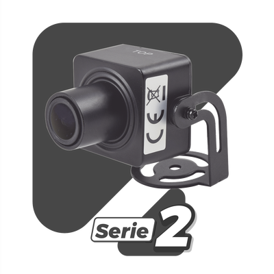 Cámara Oculta IP 2 Megapixel / Lente 2.8 mm / H.265+ / Interior / WDR / 12 Vcc / Ultra Baja Iluminación / Entrada de Audio