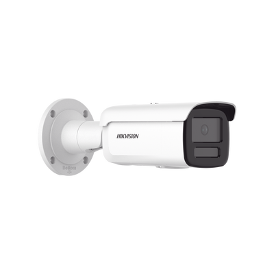 [Dual Light + ColorVu] Bala IP 4 Megapixel / Lente 4 mm / 60 mts IR + 60 mts Luz Blanca / Exterior IP67 / WDR 130 dB / Videoanaliticos (Filtro de Falsas Alarmas) / Captura Facial / ACUSEARCH