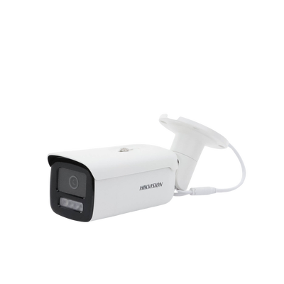 [Dual Light + ColorVu] Bala IP 4 Megapixel / Lente 4 mm / 60 mts IR + 60 mts Luz Blanca / Exterior IP67 / WDR 130 dB / Videoanaliticos (Filtro de Falsas Alarmas) / Captura Facial / ACUSEARCH