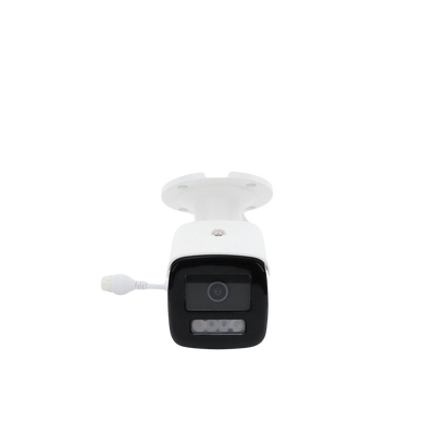[Dual Light + ColorVu] Bala IP 4 Megapixel / Lente 4 mm / 60 mts IR + 60 mts Luz Blanca / Exterior IP67 / WDR 130 dB / Videoanaliticos (Filtro de Falsas Alarmas) / Captura Facial / ACUSEARCH