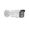 [Dual Light + ColorVu] Bala IP 4 Megapixel / Lente 4 mm / 60 mts IR + 60 mts Luz Blanca / Exterior IP67 / Luz Intermitente y Alerta de Audio / Videoanaliticos (Filtro de Falsas Alarmas) / PoE / WDR 130 dB / Captura Facial / ACUSEARCH