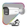 [Dual Light + ColorVu] Bala IP 4 Megapixel / Lente 4 mm / 60 mts IR + 60 mts Luz Blanca / Exterior IP67 / Luz Intermitente y Alerta de Audio / Videoanaliticos (Filtro de Falsas Alarmas) / PoE / WDR 130 dB / Captura Facial / ACUSEARCH